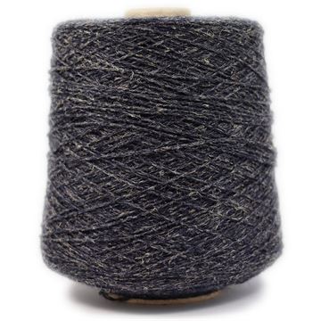 18 - Authentic Wool - Linen Blue Black